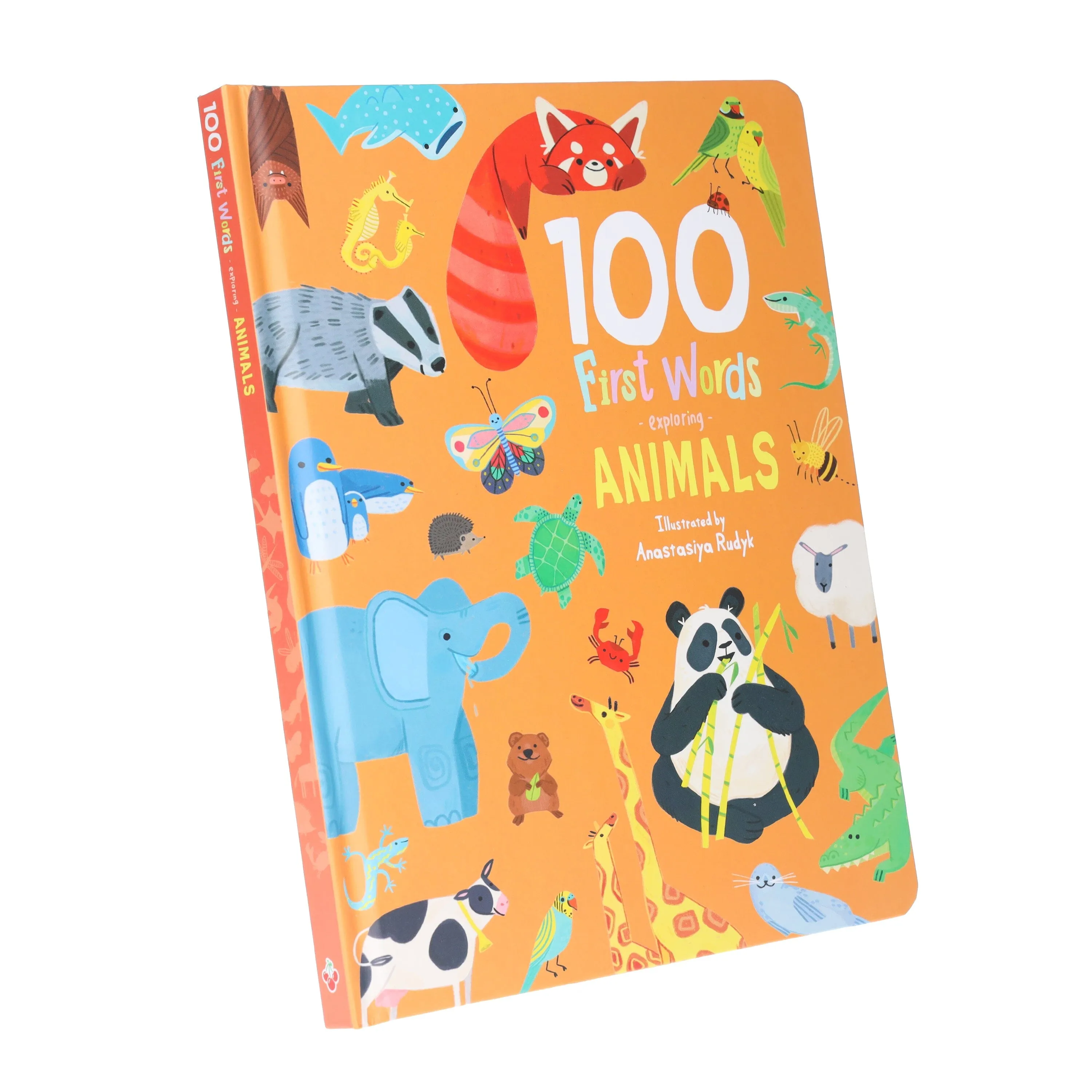 100 First Words Exploring Animals By Sweet Cherry Publishing - Ages 3-5 - Board Book