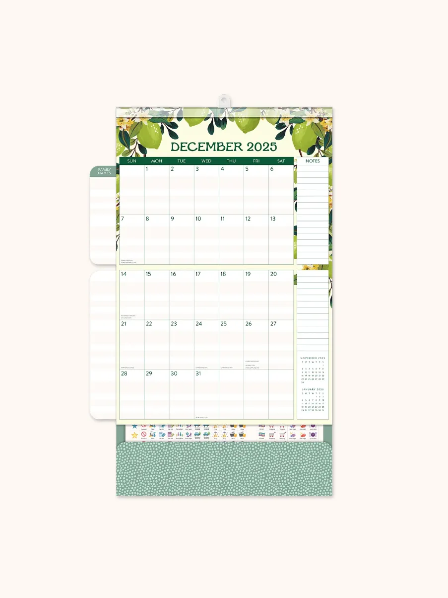 2025 Do It All Calendar - Citrus Florals