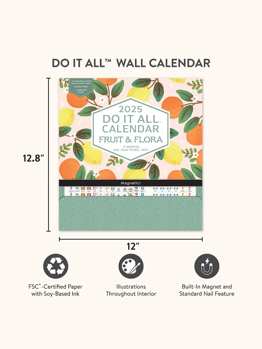 2025 Do It All Calendar - Citrus Florals