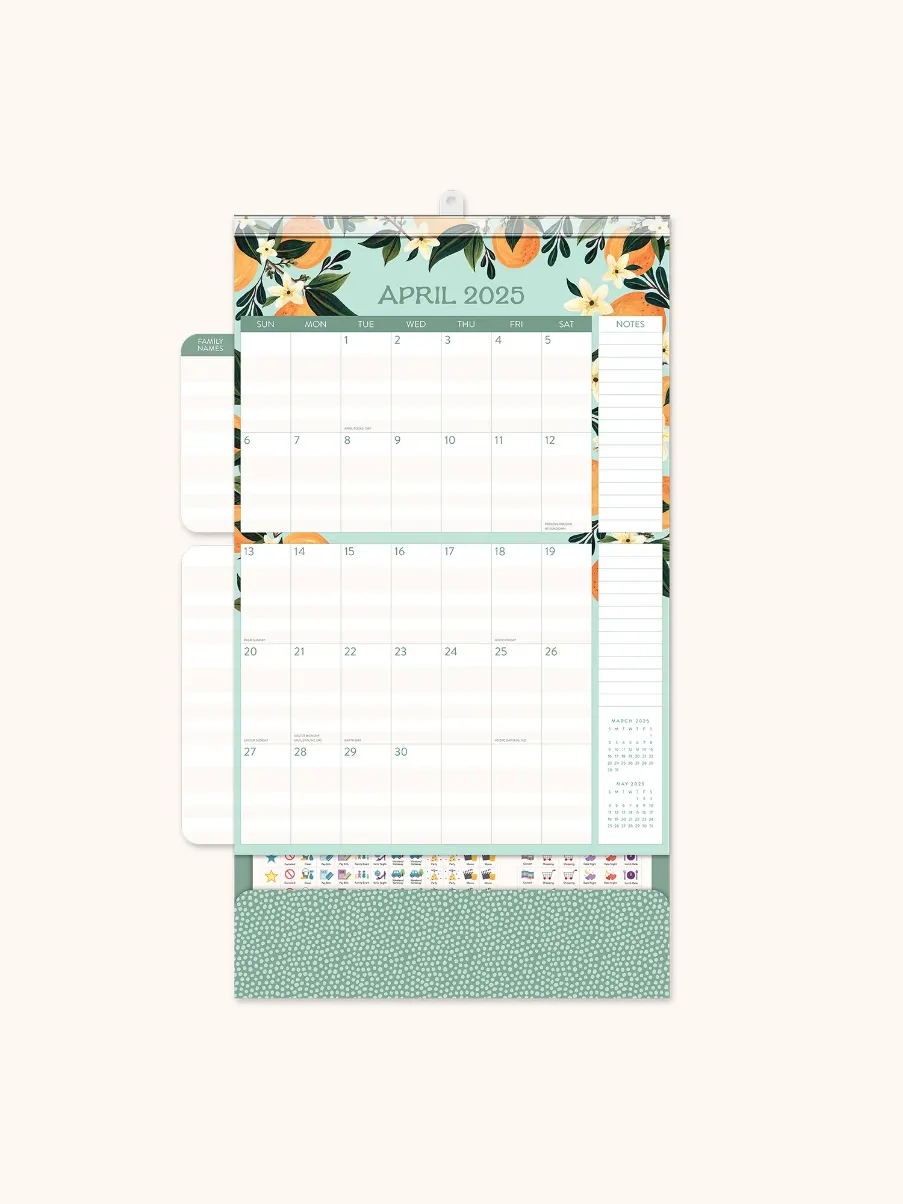 2025 Do It All Calendar - Citrus Florals