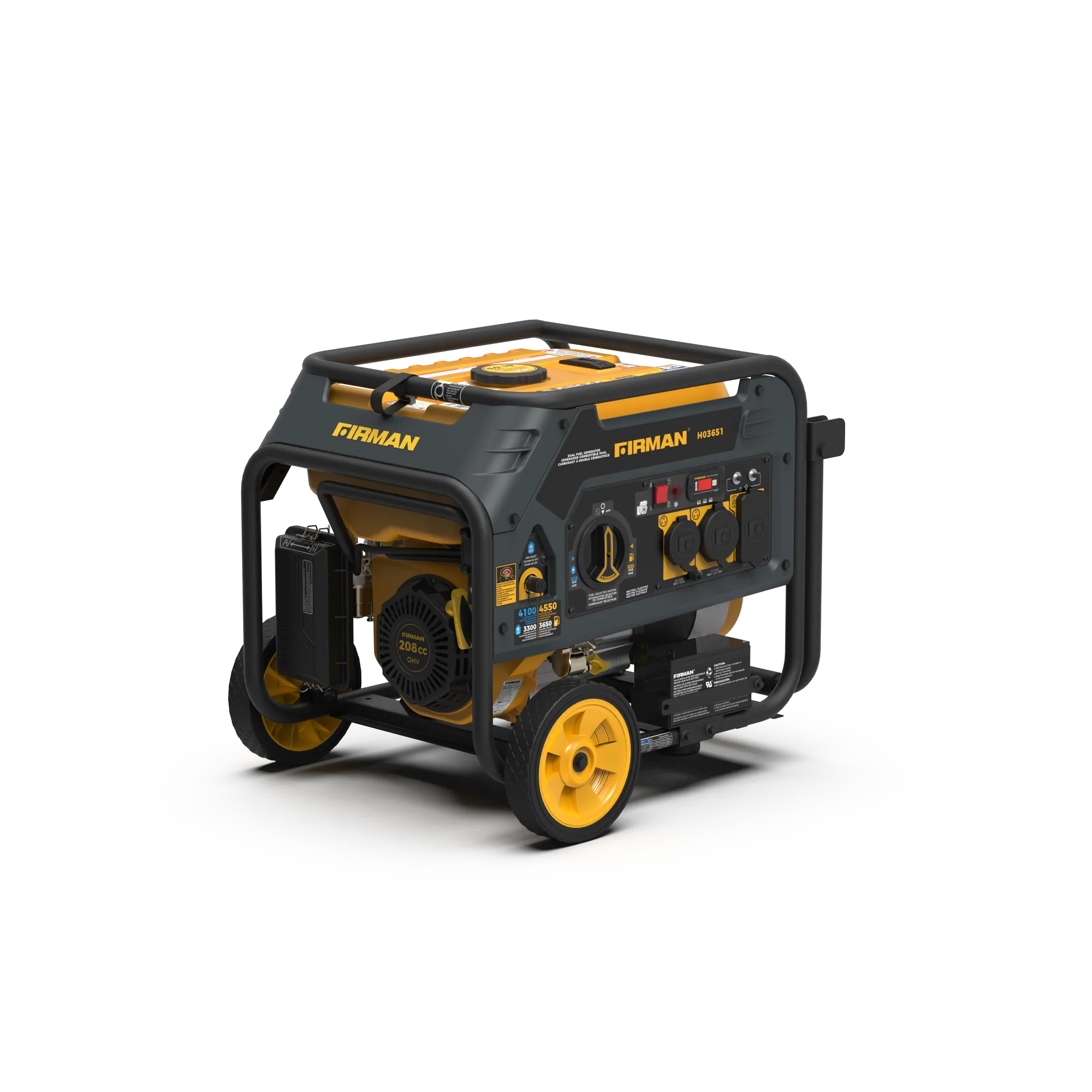 3650W GAS 3300W LPG Electric Start Gas or Propane Dual Fuel Generator