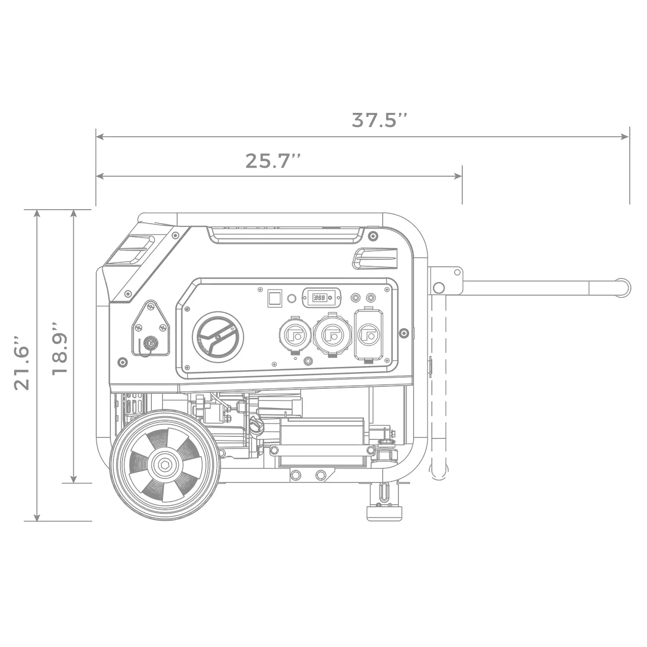 3650W GAS 3300W LPG Electric Start Gas or Propane Dual Fuel Generator