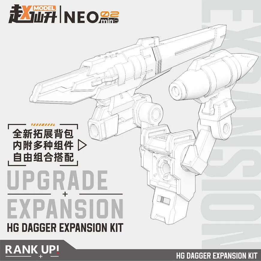 3D Detailing Parts HG Dagger Expansion Kit