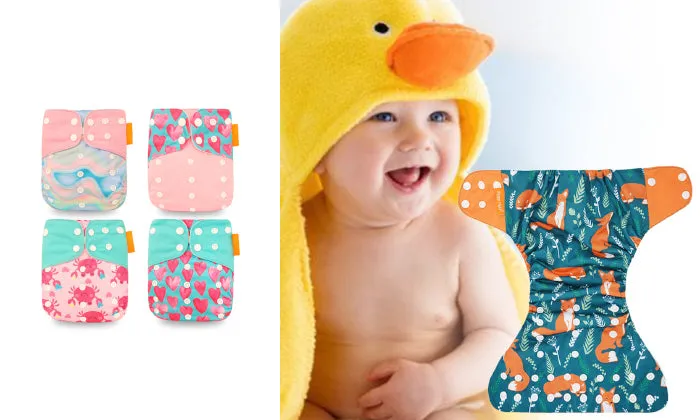 4 Piece Baby Cloth Diaper