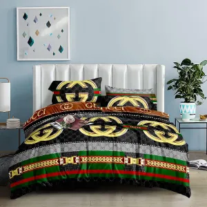 6 Pcs Bedding Set With Duvet Covers, Bedsheet &  Pillow Case