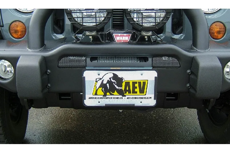 AEV Roller Fairlead License Plate Mount - JK/RAM