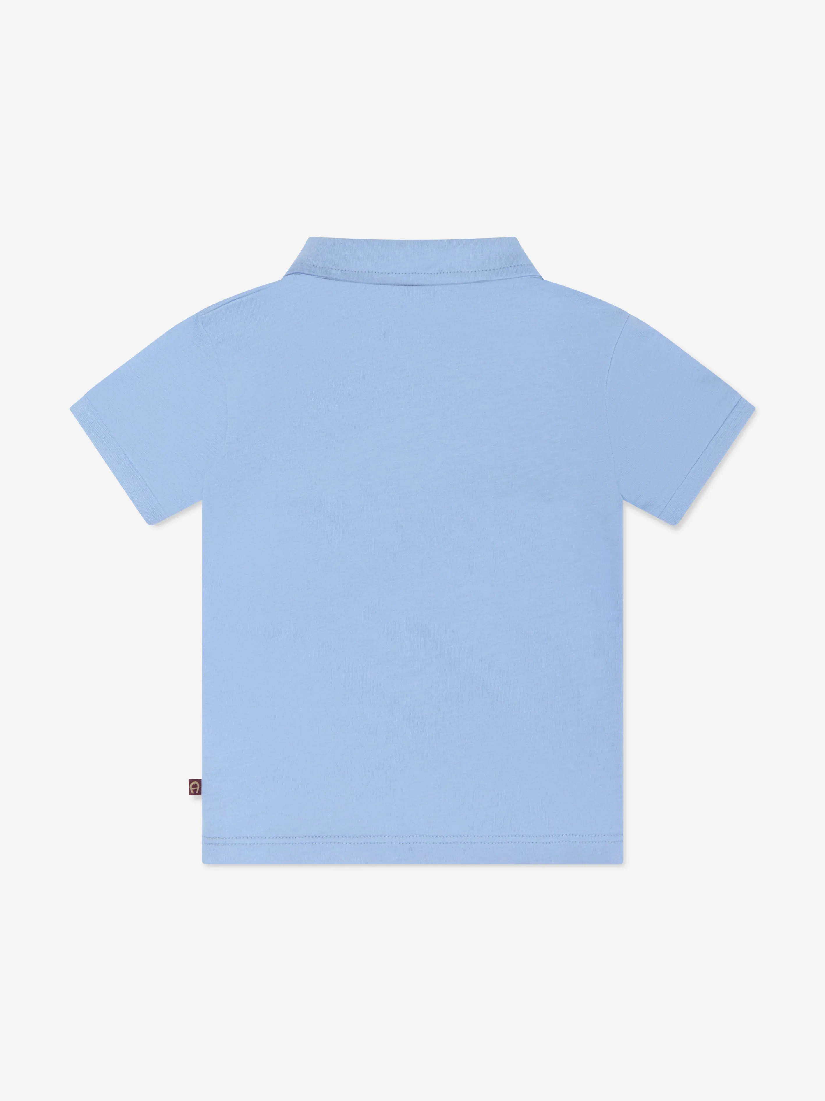 Aigner Baby Boys Logo Polo Shirt in Blue