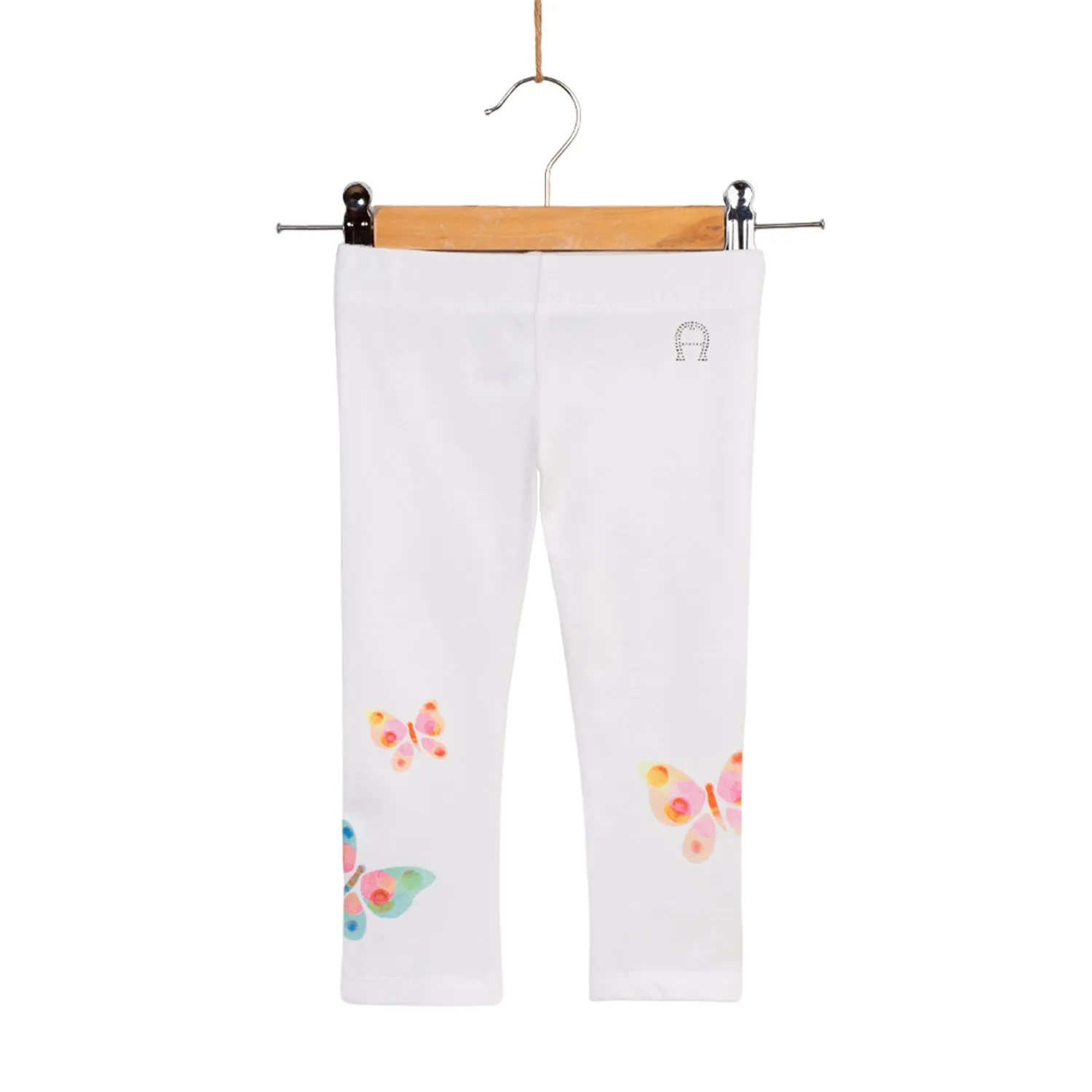 Aigner Kids Baby Girl's Bright White T-Shirt & Trouser Set