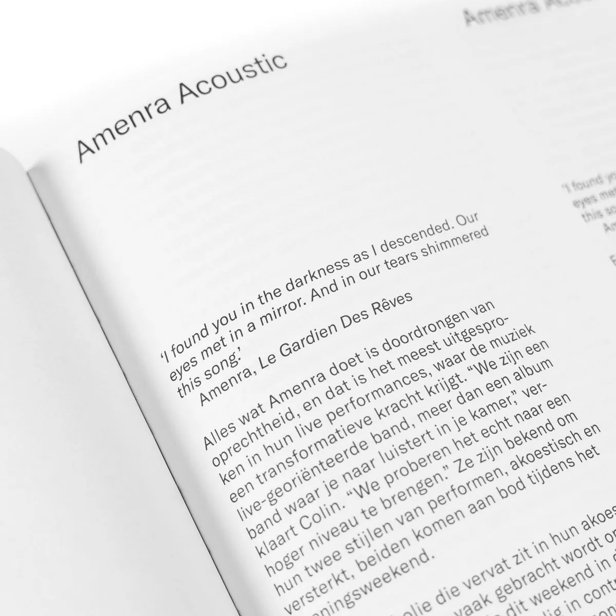 AMENRA The Dawning Enhanced Edition Book