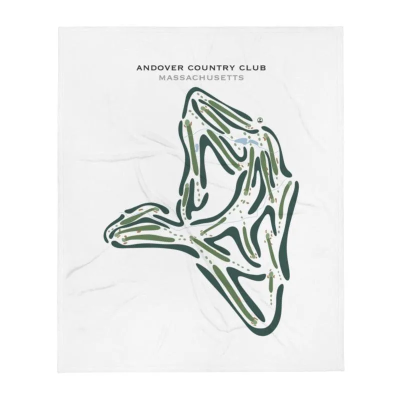 Andover Country Club, Massachusetts - Printed Golf Courses