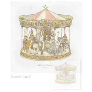 Atelier Choux Grand Muslin - Carousel Pink