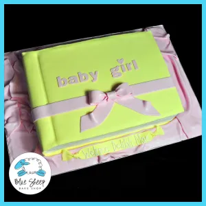 Baby Book Baby Shower Cake