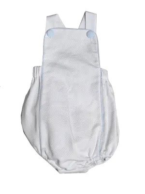 Baby Boy's Pique Romper