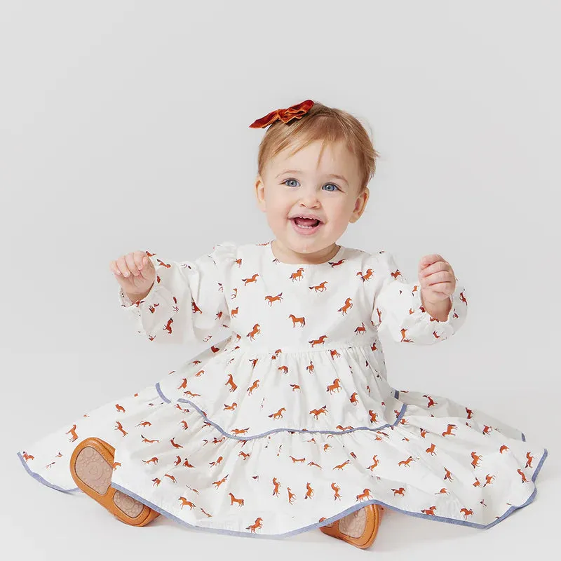 Baby Girls Julia Dress Set - Tiny Horses