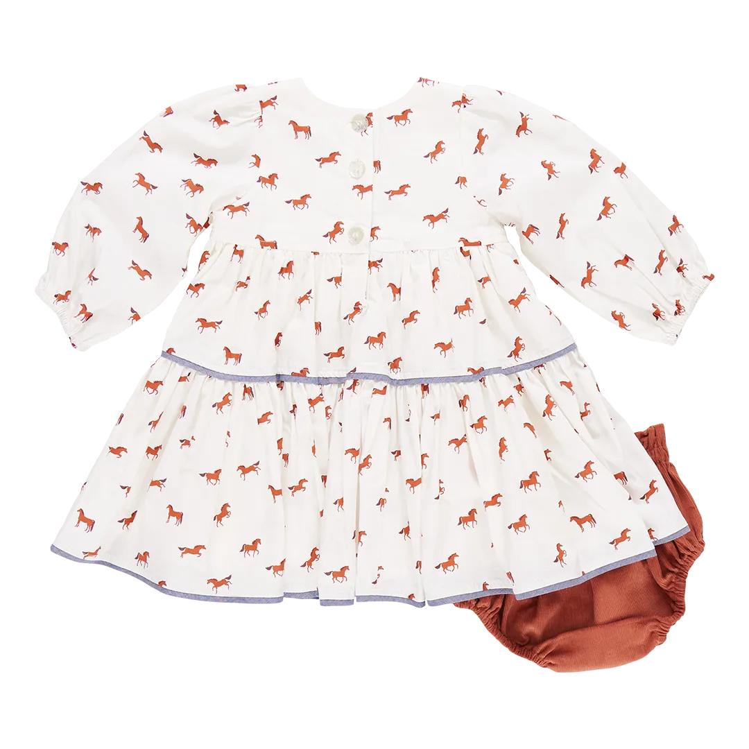 Baby Girls Julia Dress Set - Tiny Horses