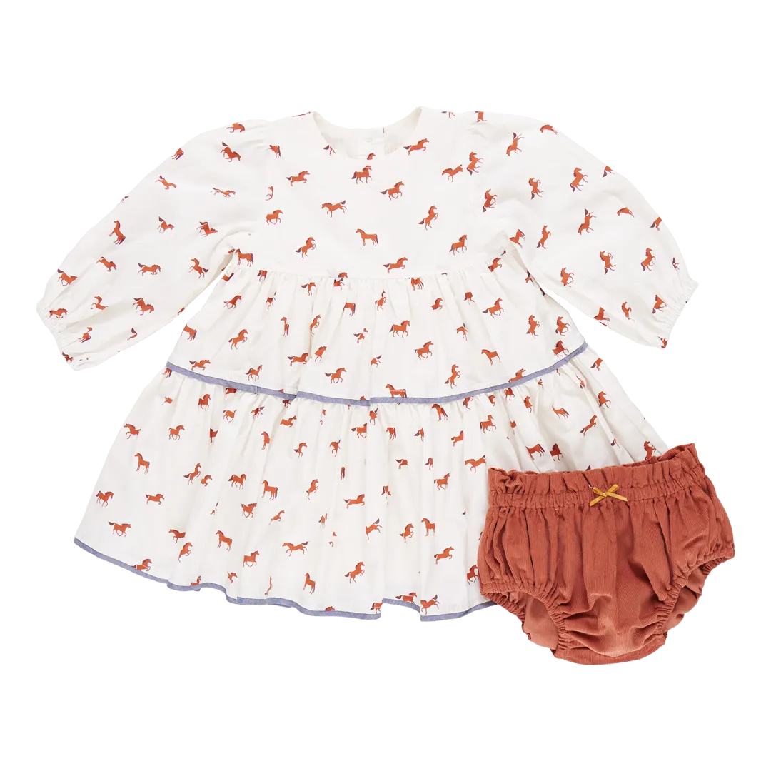 Baby Girls Julia Dress Set - Tiny Horses