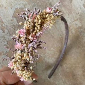 Baby's breath flower headband