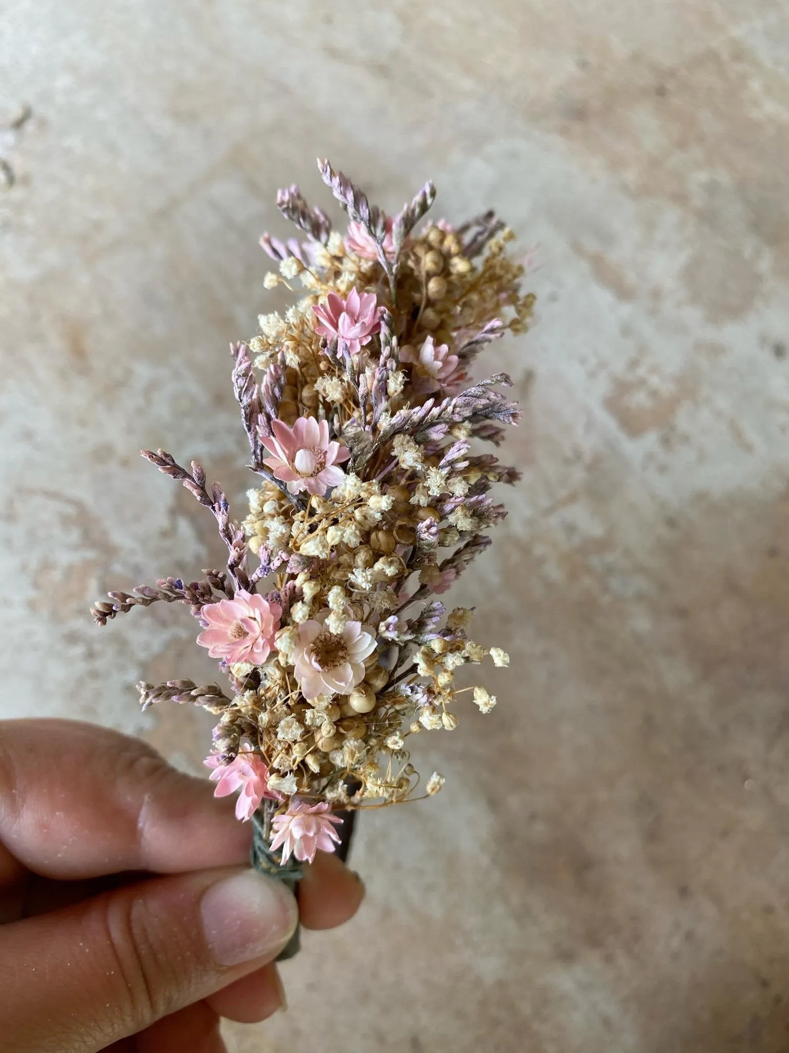 Baby's breath flower headband