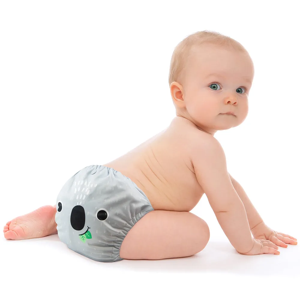 Baby/Toddler Reusable Cloth Pocket Diaper ( 2 Inserts) - Kai the Koala