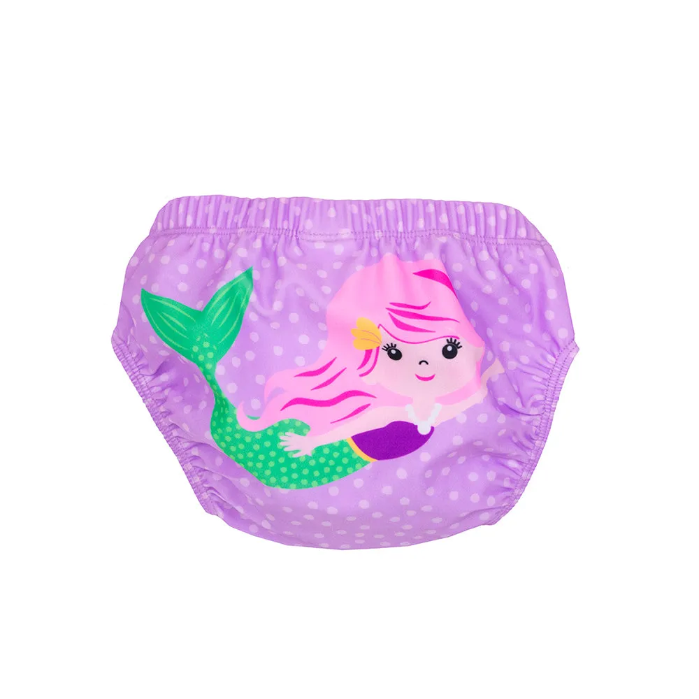 Baby/Toddler Reuseable Swim Diaper Set (2 Pcs) - Mia the Mermaid