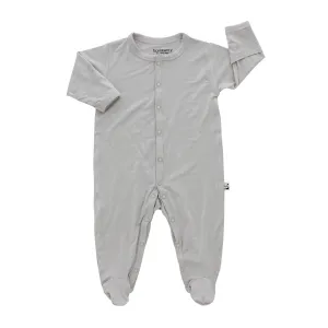 Bamberry Baby Footed Romper Storm Grey