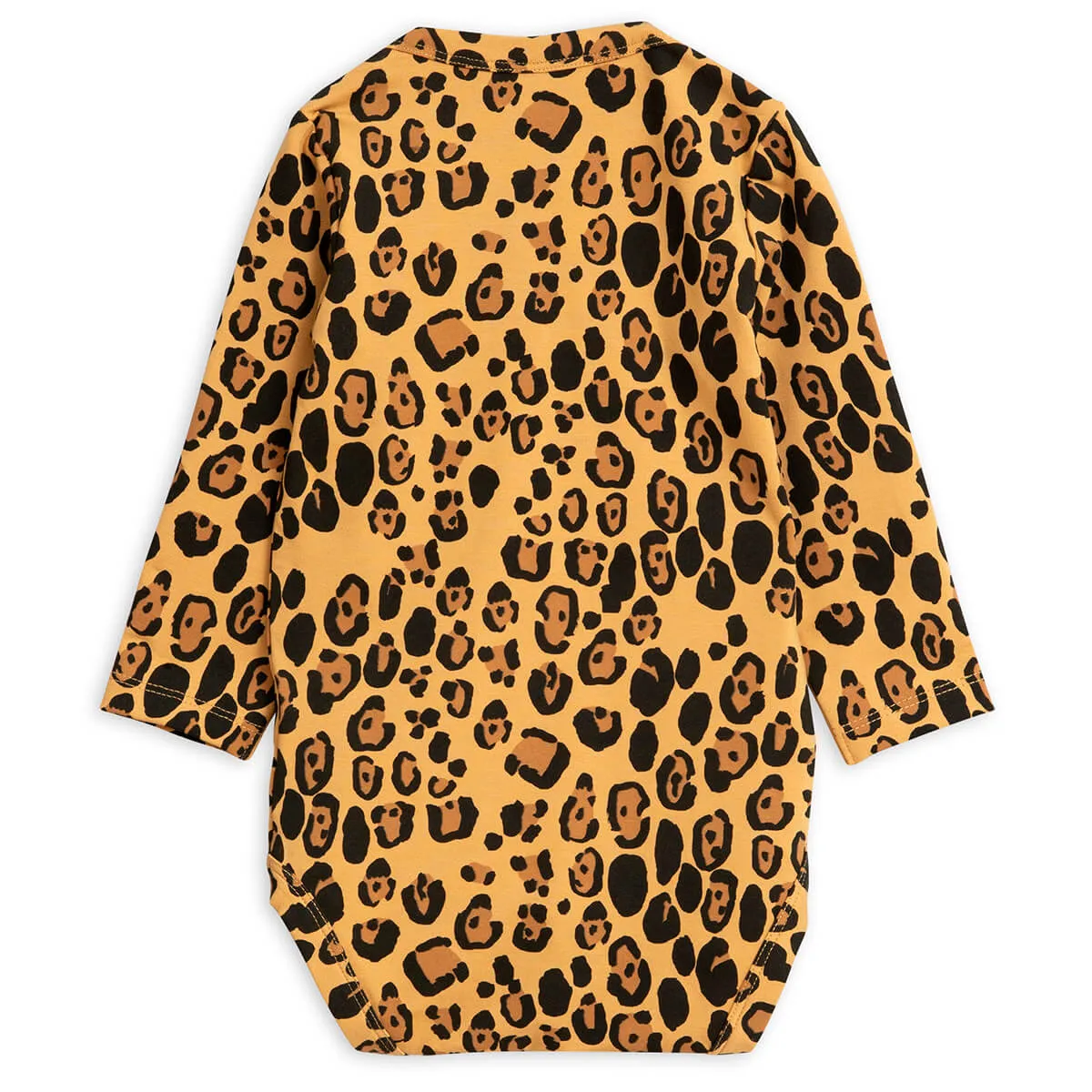 Basic Leopard Bodysuit by Mini Rodini