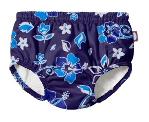 Boys and Girls Recycled Polyester UPF 50  Swim Diaper Cover | Blue Hawaii