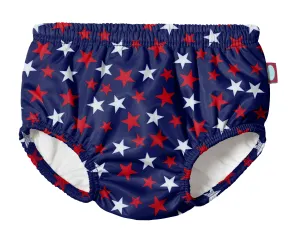 Boys and Girls Recycled Polyester UPF 50  Swim Diaper Cover | USA Stars