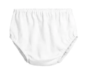 Boys and Girls Soft Cotton Diaper Cover  | White