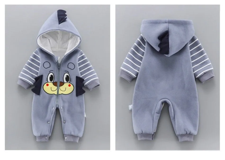 Boys And Girls Thicken Puppy Image Rompers-ONLY 5 LEFT!!!