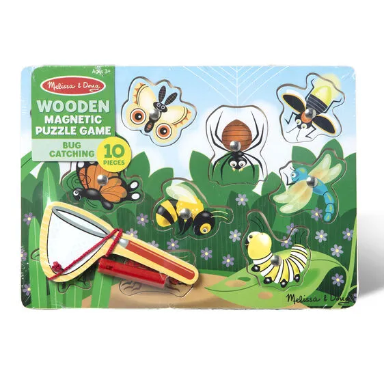 Bug-Catching Magnetic Puzzle Game