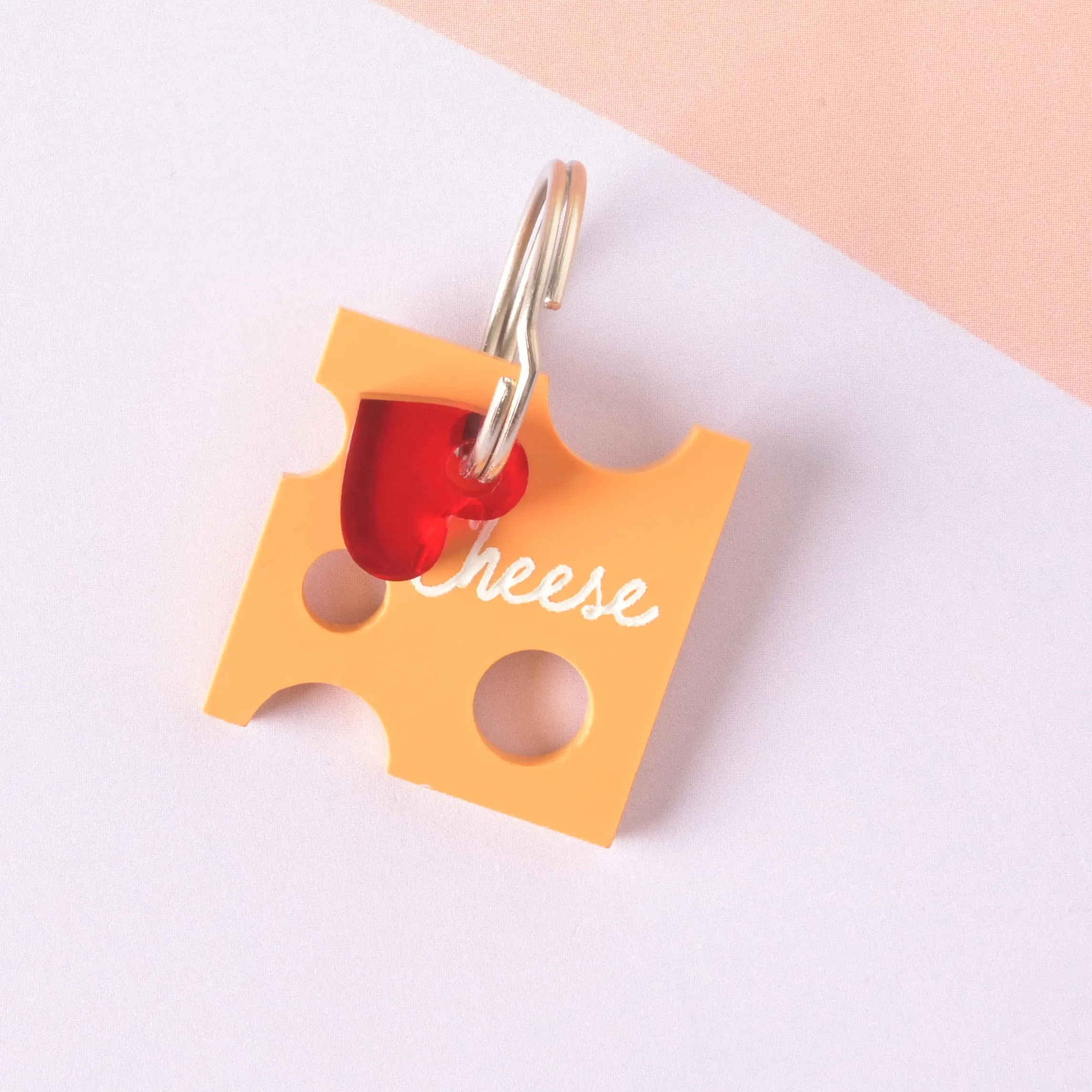 Cheese Personalized Pet Tag