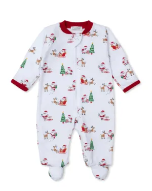 Christmas Magic Footie w/ Zip prt