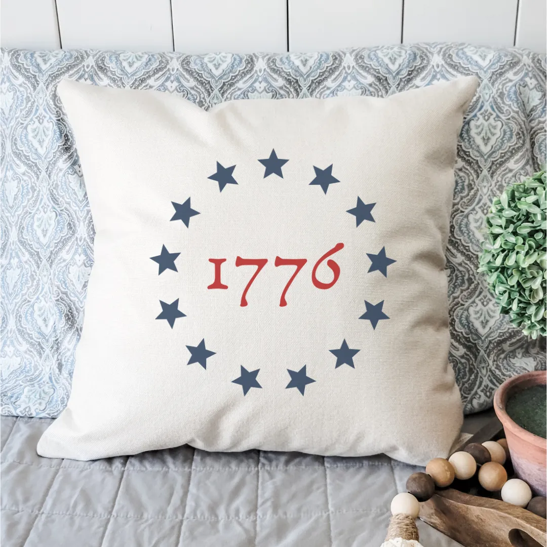 Colonial Star 1776 Pillow Cover