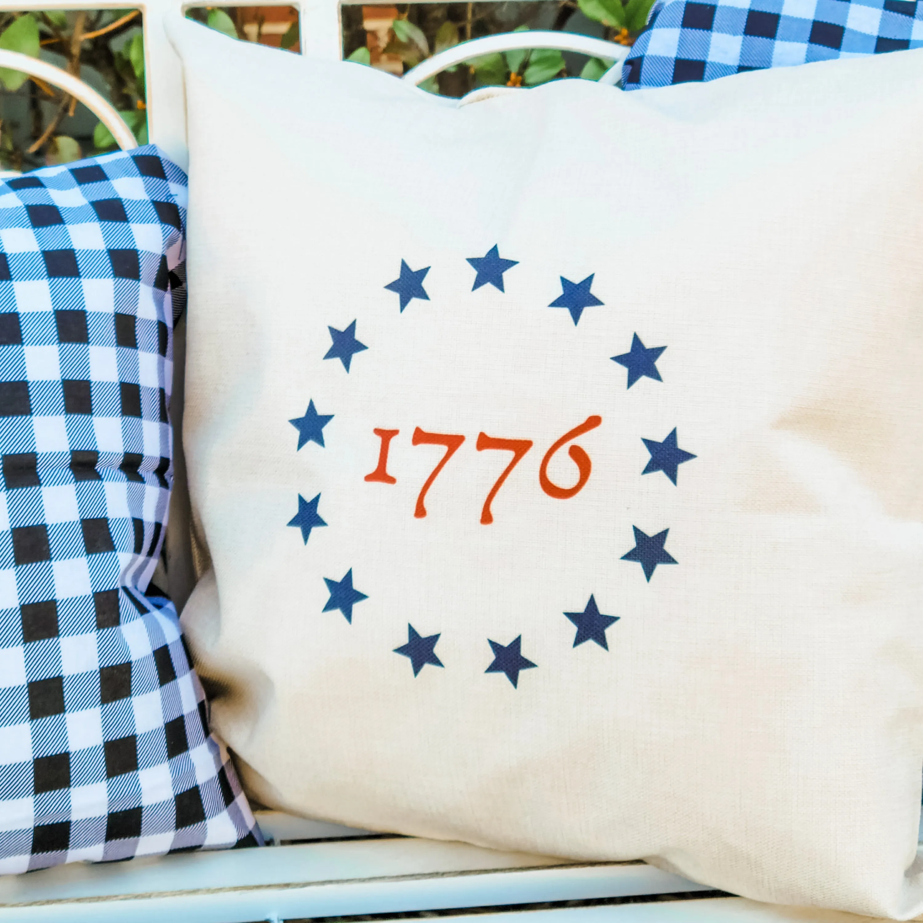 Colonial Star 1776 Pillow Cover