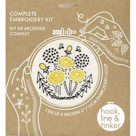 Dandelion Complete Embroidery Kit