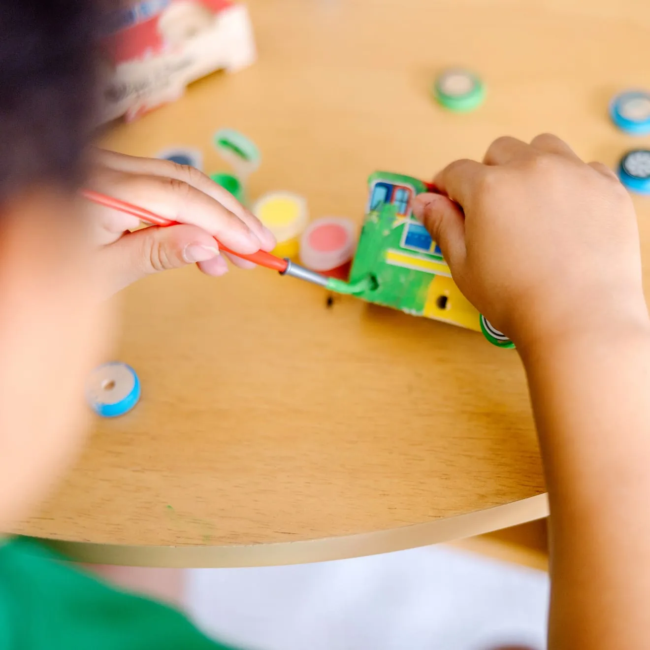 Decorate-Your-Own Wooden Train and Race Car Craft Kit