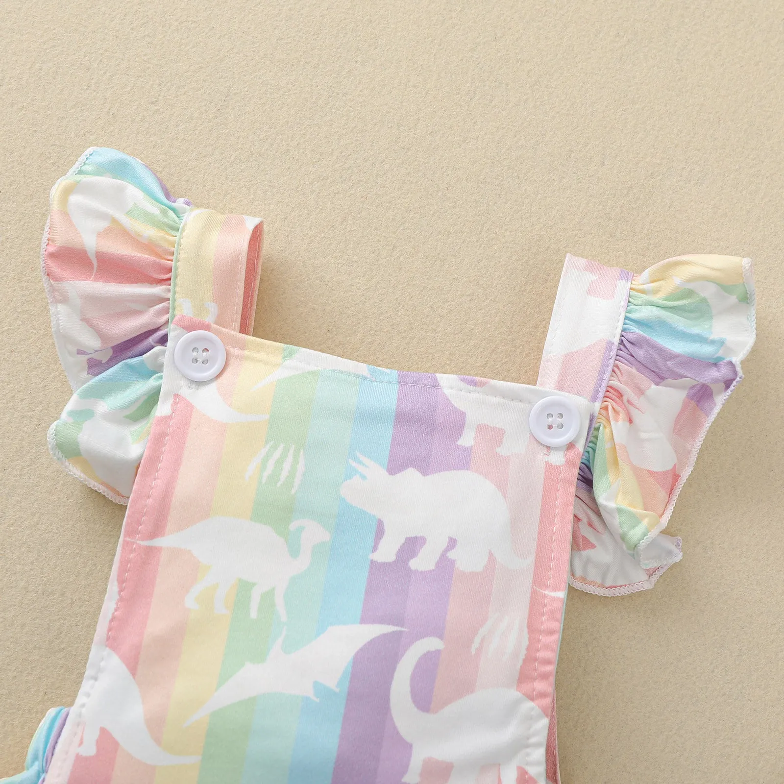 DINOSAUR RAINBOW Romper