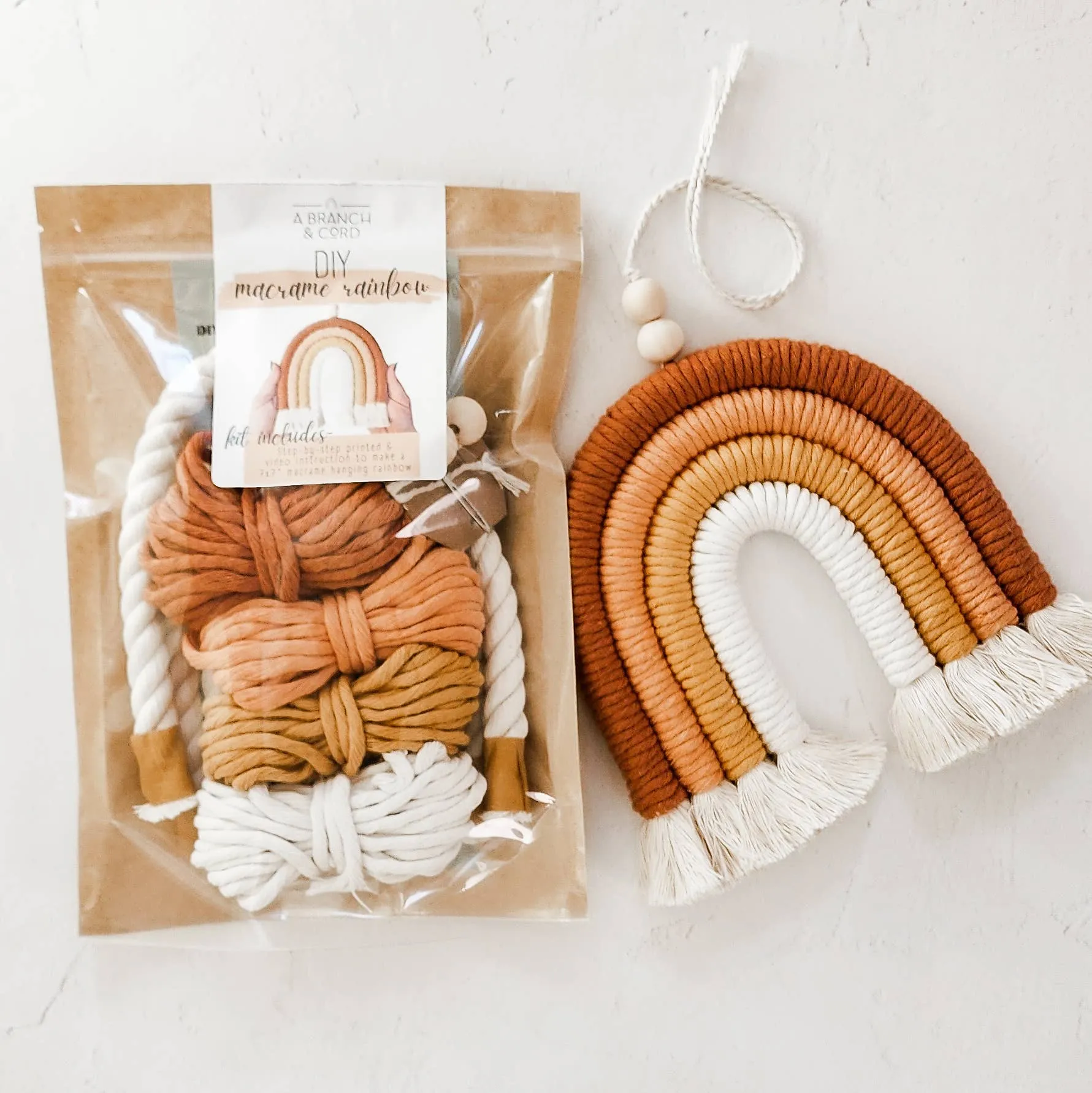 DIY Macrame Rainbow Kit: Very Berry