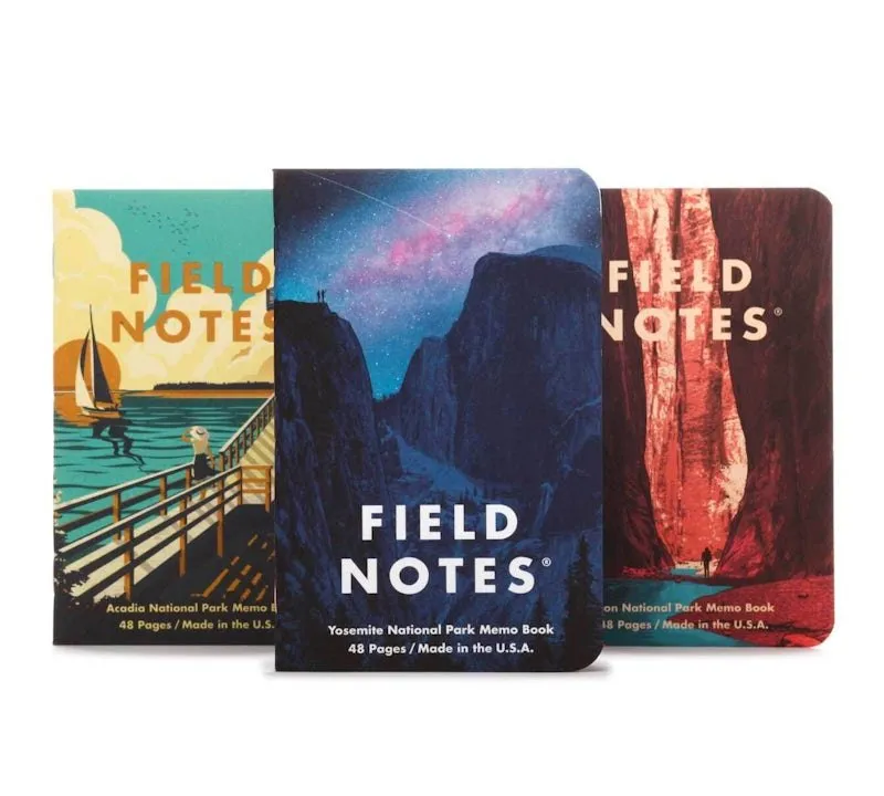 Field Notes Notebooks-3 packs