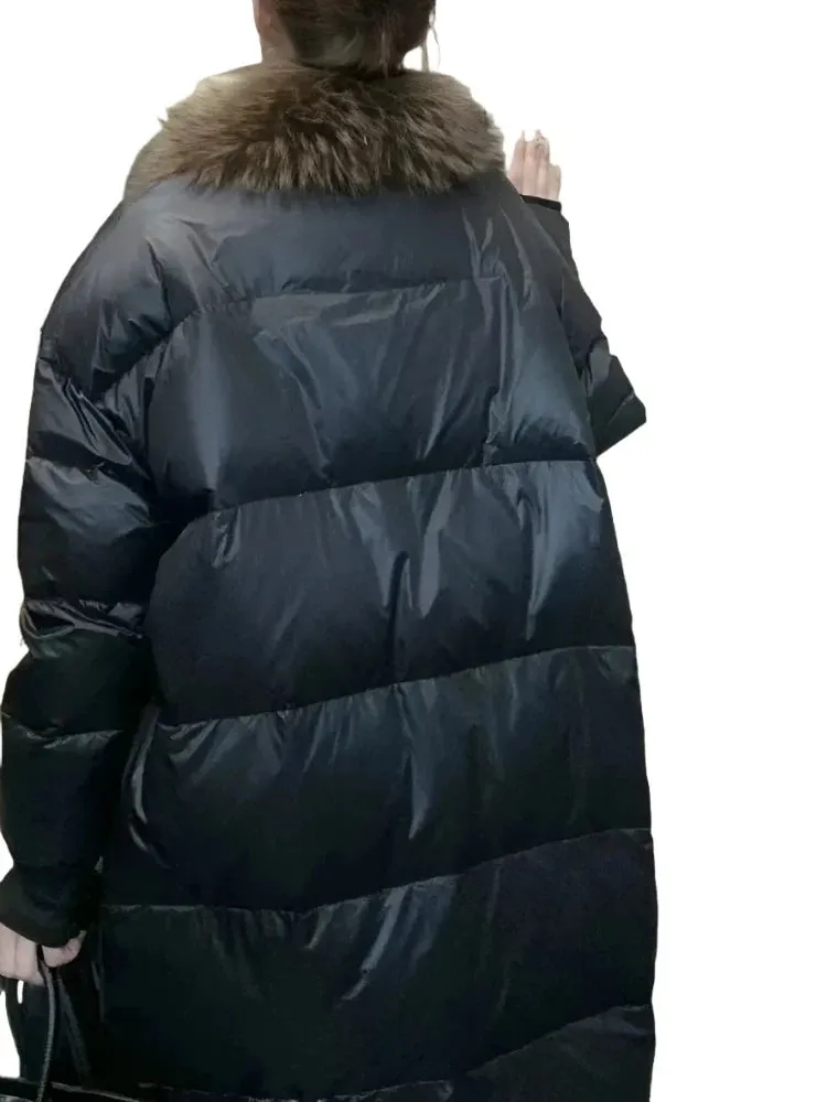 Fur Collar Down Coat