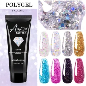 Glitter PolyGel - Gel In A Tube