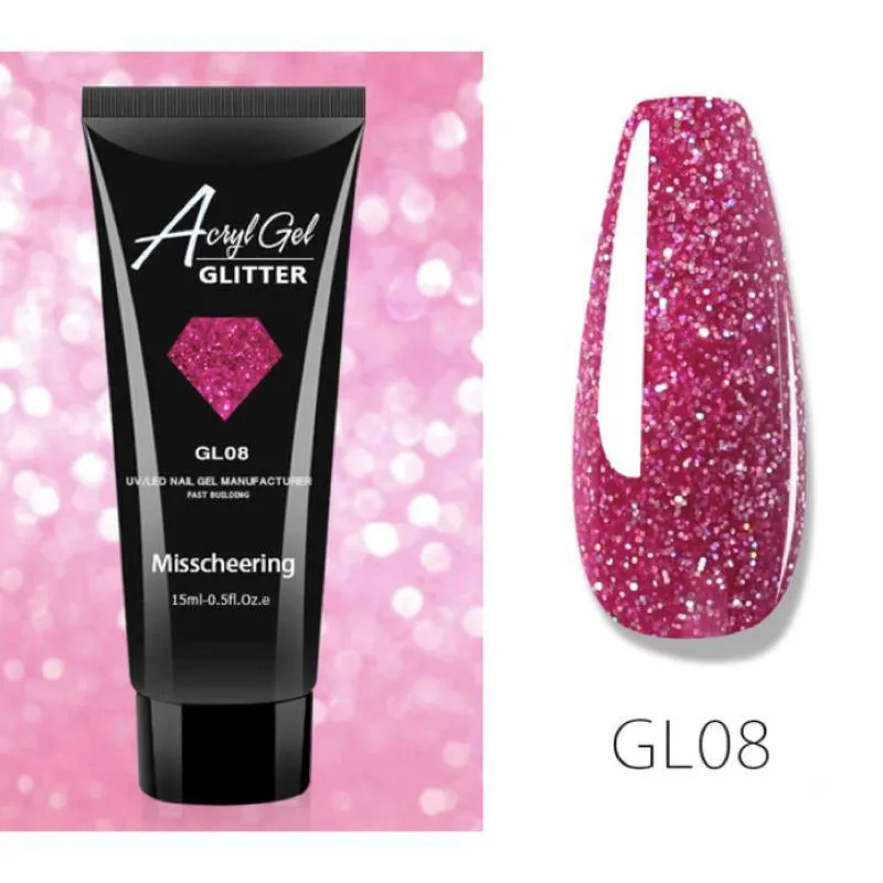 Glitter PolyGel - Gel In A Tube