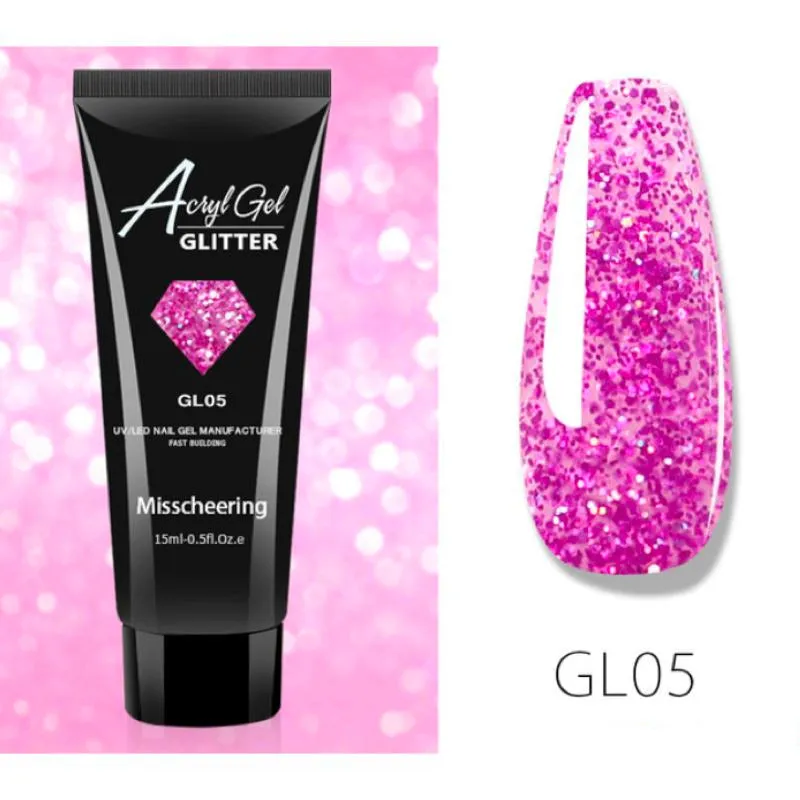 Glitter PolyGel - Gel In A Tube