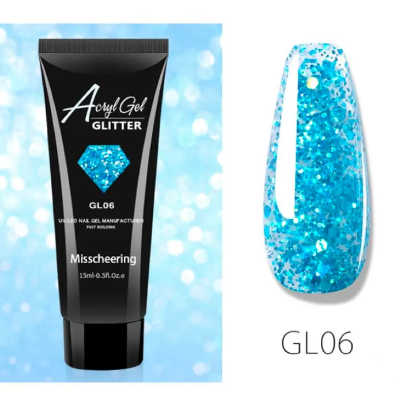 Glitter PolyGel - Gel In A Tube