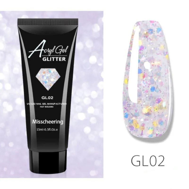 Glitter PolyGel - Gel In A Tube