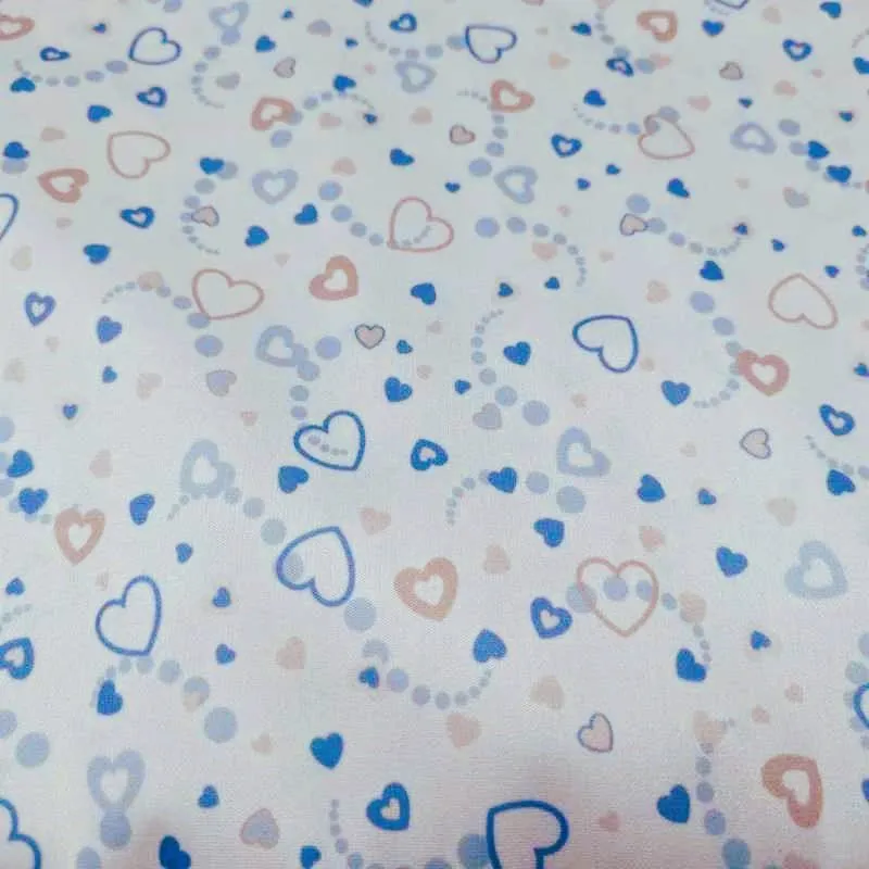 Hearts PUL fabric, Waterproof Laminated fabric