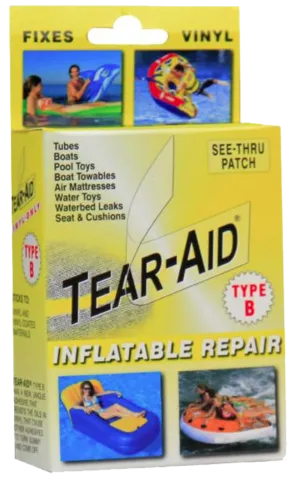 Inflatables and Rafts Tear Aid Repair Kit for Inflatables Yellow B