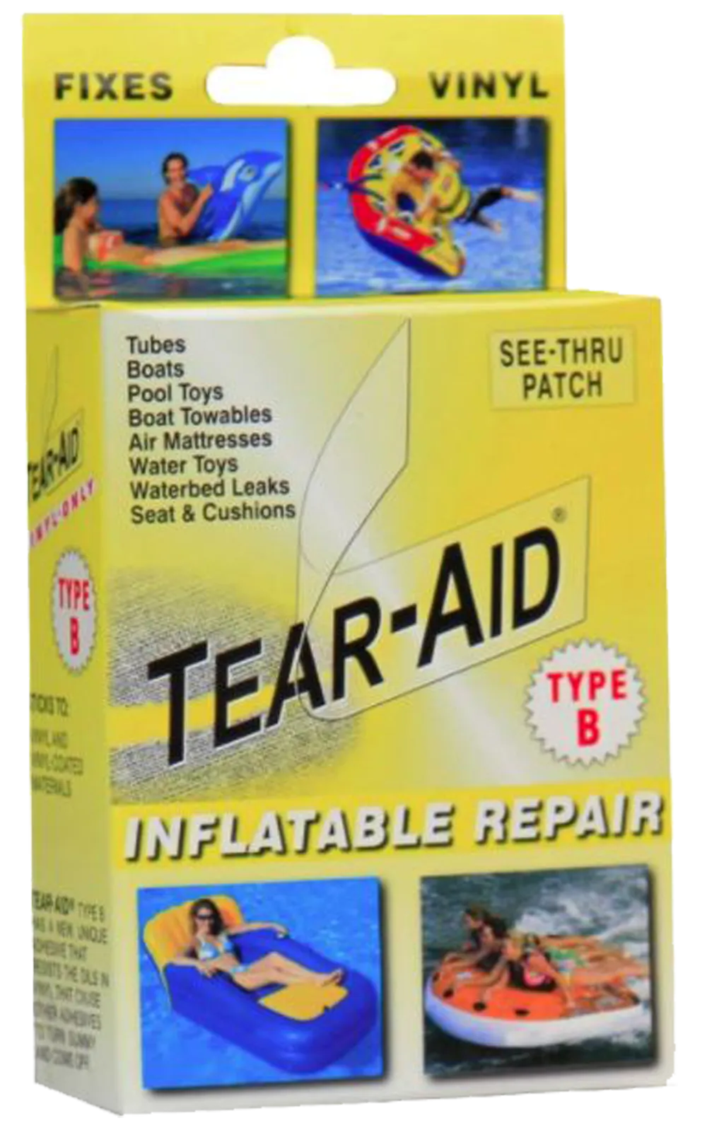 Inflatables and Rafts Tear Aid Repair Kit for Inflatables Yellow B