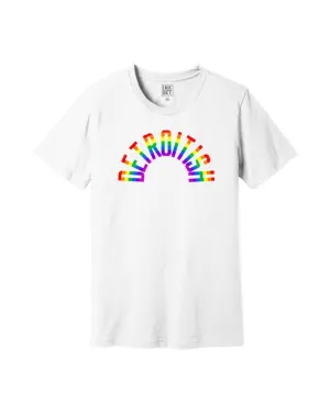 Ink Detroit Detroitish Rainbow T-Shirt - White